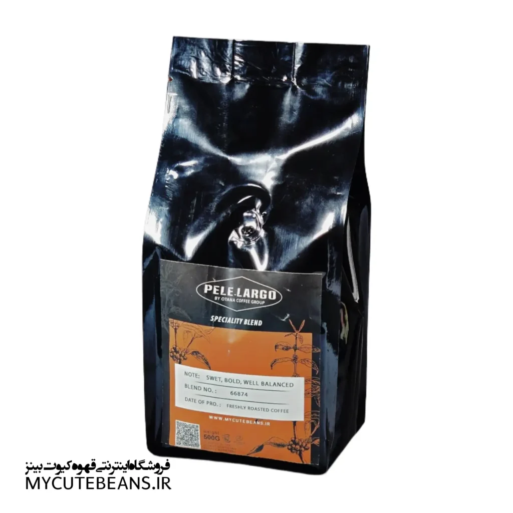 خرید دان قهوه عربیکا PELE-LARGO